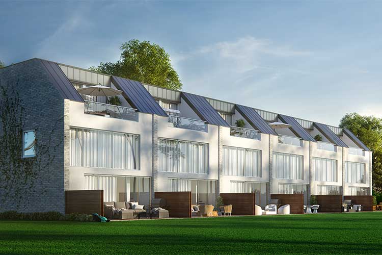 Radhus baksida